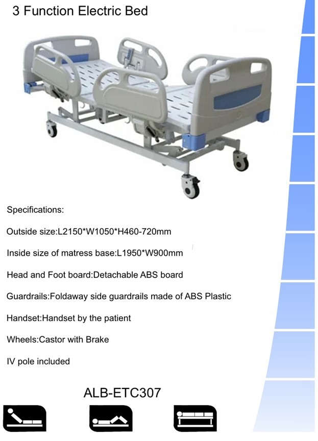 3 Function Electric Bed